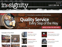 Tablet Screenshot of in-signity.com